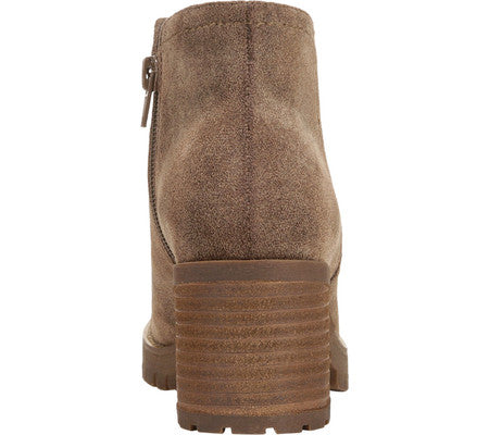 Carlos By Carlo Santana Women's Gill Block Heel Round Toe Ankle Boots Brown Size 9 M