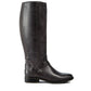 Baretraps Women's Abram Laser Cut Mixed Media Riding Boots Black Size 9.5M
