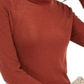 INC International Concepts Petite Metallic-Knit Turtlenec Burnt Pepper Size PXL