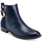 Tommy Hilfiger Women's Inella Mixed-Media Booties Dark Blue Size 5.5 M