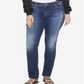Silver Jeans Co. Women's Plus Size Elyse Stretch Straight Jeans Blue Size 16x32