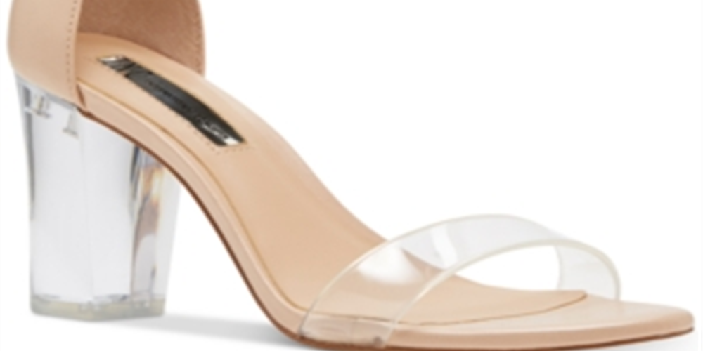 INC International Concepts Women's Kivah Party Dress Sandals Beige Size 9.5