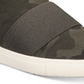 Material Girl Women's Camouflage Cushioned Lug Sole Quila Round Toe Platform Slip on Athletic Sneakers Green Size 8 M