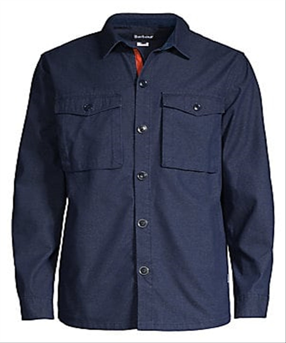 Barbour Men's Thermo Overshirt Blue Size X-Large