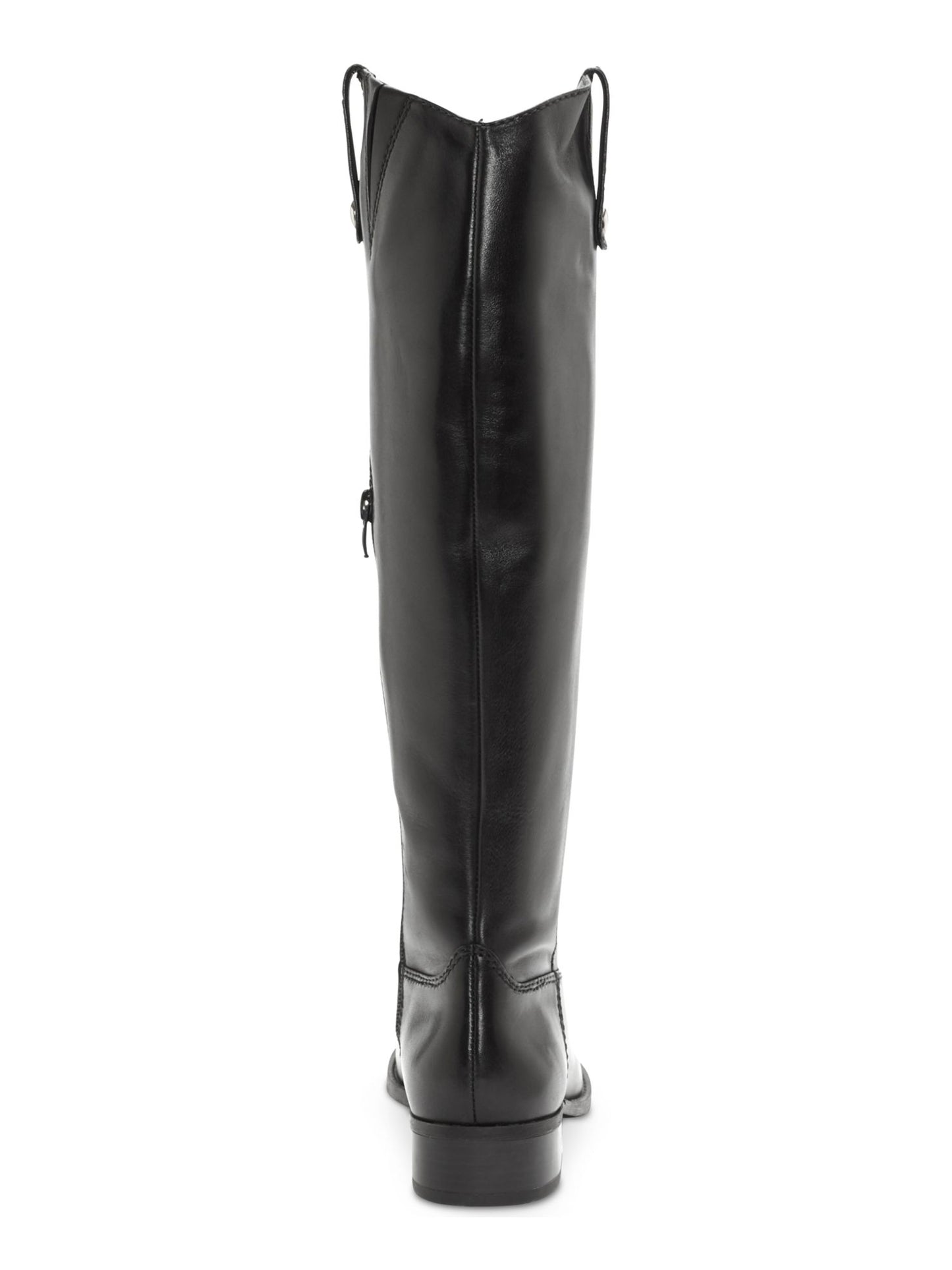 INC International Concepts Women's Fawne Leather Closed Toe Over Knee Riding Black Size 10M