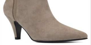 Bandolino Women's Bari Suede Pointed Toe Booties Brown Size 8.5 M