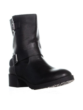 SC35 Women's Gianara Mid Calf Boots Black Size 10.5 M