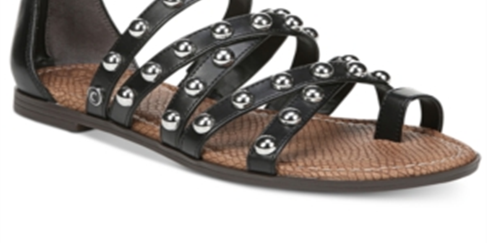 Circus By Sam Edelman Women's Sandals Black-White Snake  Size 6 M