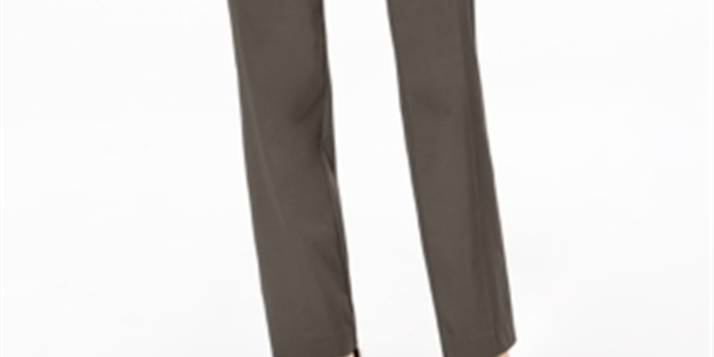 Jm Collection Petite Tummy-Control Curvy Fit Pants Petite and Petite Short  Green Size 14PS