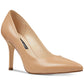 Nine West Women's Flax Pointed Toe Pumps Tan Size 9M