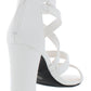 Bar III Women's Blythe Open Toe Special Occasion Strappy Sandals White Size 9.5