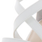 Bar III Women's Blythe Open Toe Special Occasion Strappy Sandals White Size 9.5