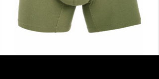 Hugo Men's Smooth Boxer Briefs Green Size Large