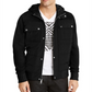 INC Men's  Quilted Color Block Jacket Black Size Small