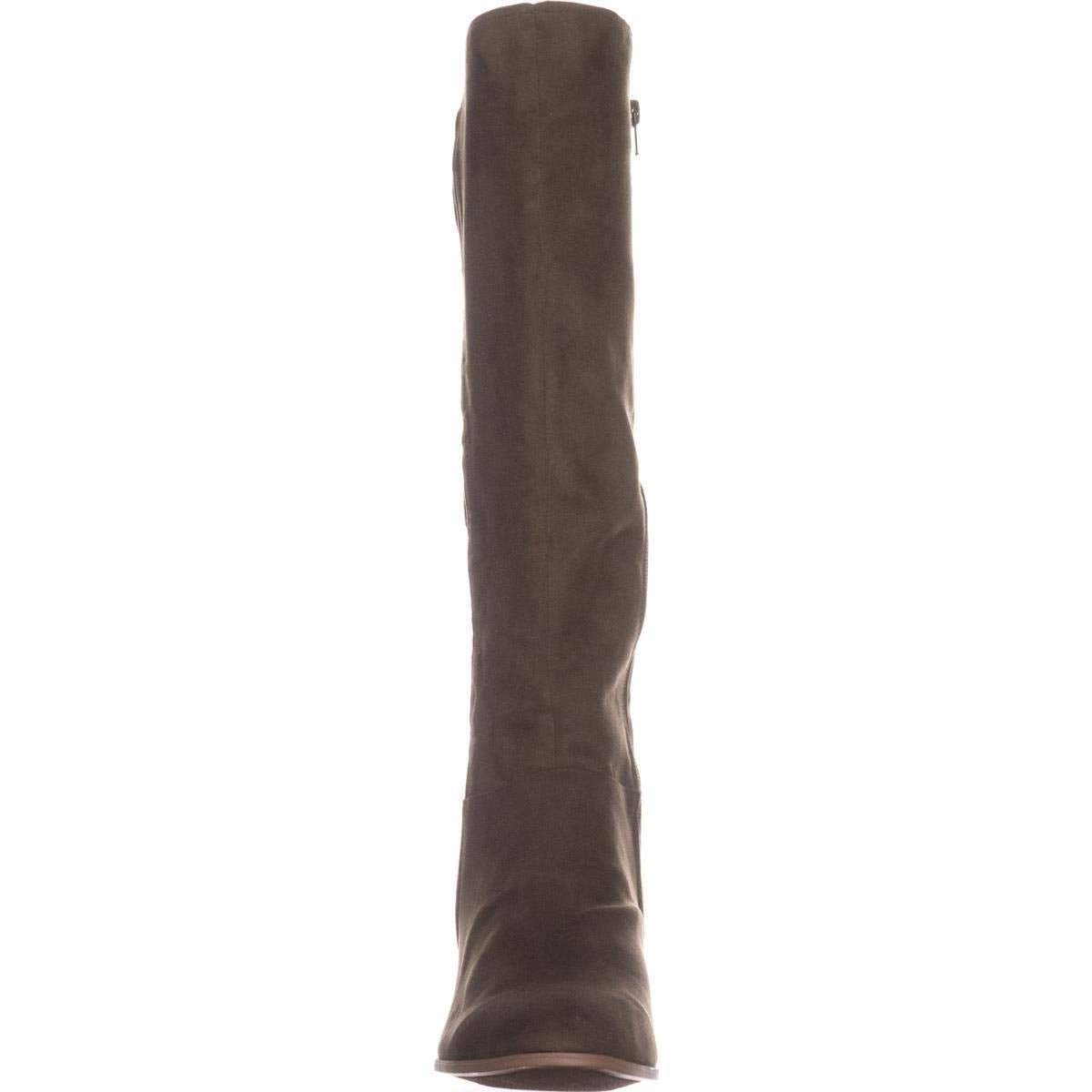 Style & Co. Women's Finnly Almond Toe Mid-Calf Fashion Boots Brown Size 8 M