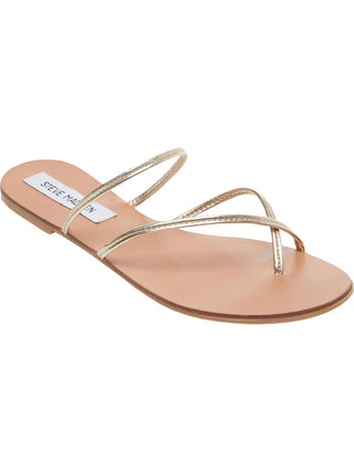 Steve Madden Women's Sandals Wise Leather Sandal Gold Size 7 M