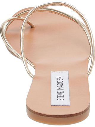 Steve Madden Women's Sandals Wise Leather Sandal Gold Size 7 M