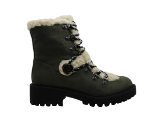 Guess Women's Sherry2 Fabric Closed Toe Ankle Cold Weather Boots Green Size 9 M