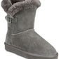 Style & Co Women's TINY2 Round Toe Ankle Cold Weather Boots Gold Size 10 M