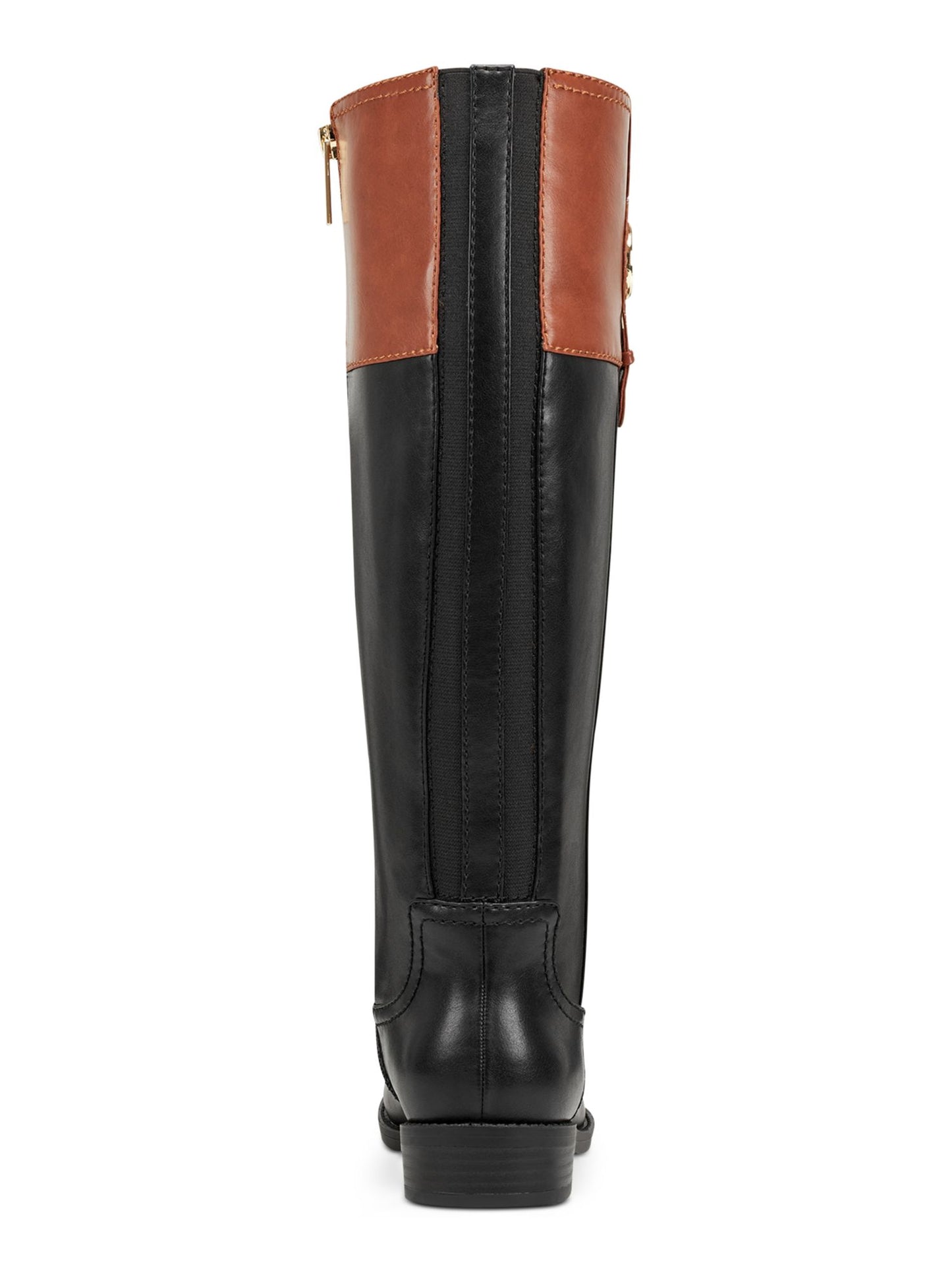 Tommy Hilfiger Women's Imina 3 Faux Leather Knee-High Riding Boots Black Size 7 M