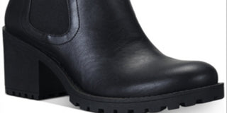 American Rag Women's Morghan Fabric Closed Toe Ankle Chelsea Boots Black Size 11 M