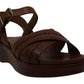Patricia Nash Women's Leila Open Toe Beach Platform Sandals Brown Size 9M