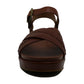 Patricia Nash Women's Leila Open Toe Beach Platform Sandals Brown Size 9M