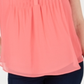 Charter Club Women's Pintucked Top Pink Size Petite