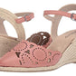 RIALTO Women's Sandals  Rosewood Coya Espadrille Pink Size 10 M