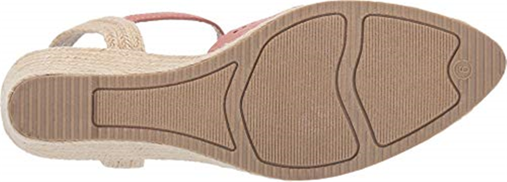 RIALTO Women's Sandals  Rosewood Coya Espadrille Pink Size 10 M