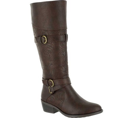 Easy Street Women's Kelsa Knee High Boot Cocoa Size 8 N