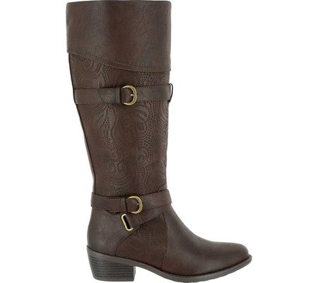 Easy Street Women's Kelsa Knee High Boot Cocoa Size 8 N