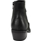 White Mountain Women's Desire Studded Ankle Boot Black Size 6 M