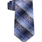 Van Heusen Men's Geometric Stripe Classic Neck Tie Blue Size Regular