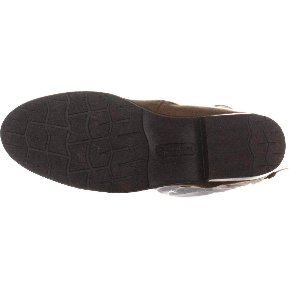 BareTraps Women's Yanessa Fabric Closed Toe Mid Calf Fashion Boots Brown Size 7.5