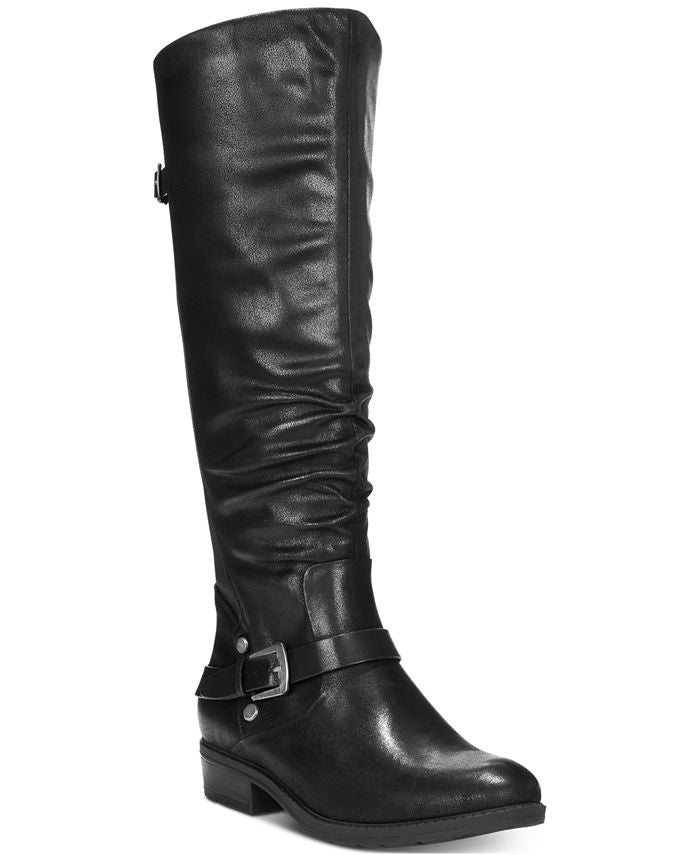 Baretraps Women's Yanessa Closed Toe Knee High Fashion Boot Black Size 8 W