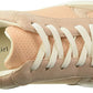 Madden Girl Women's Burrel Low Top Lace up Fashion Sneakers Blush Size 9.5M