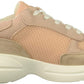 Madden Girl Women's Burrel Low Top Lace up Fashion Sneakers Blush Size 9.5M