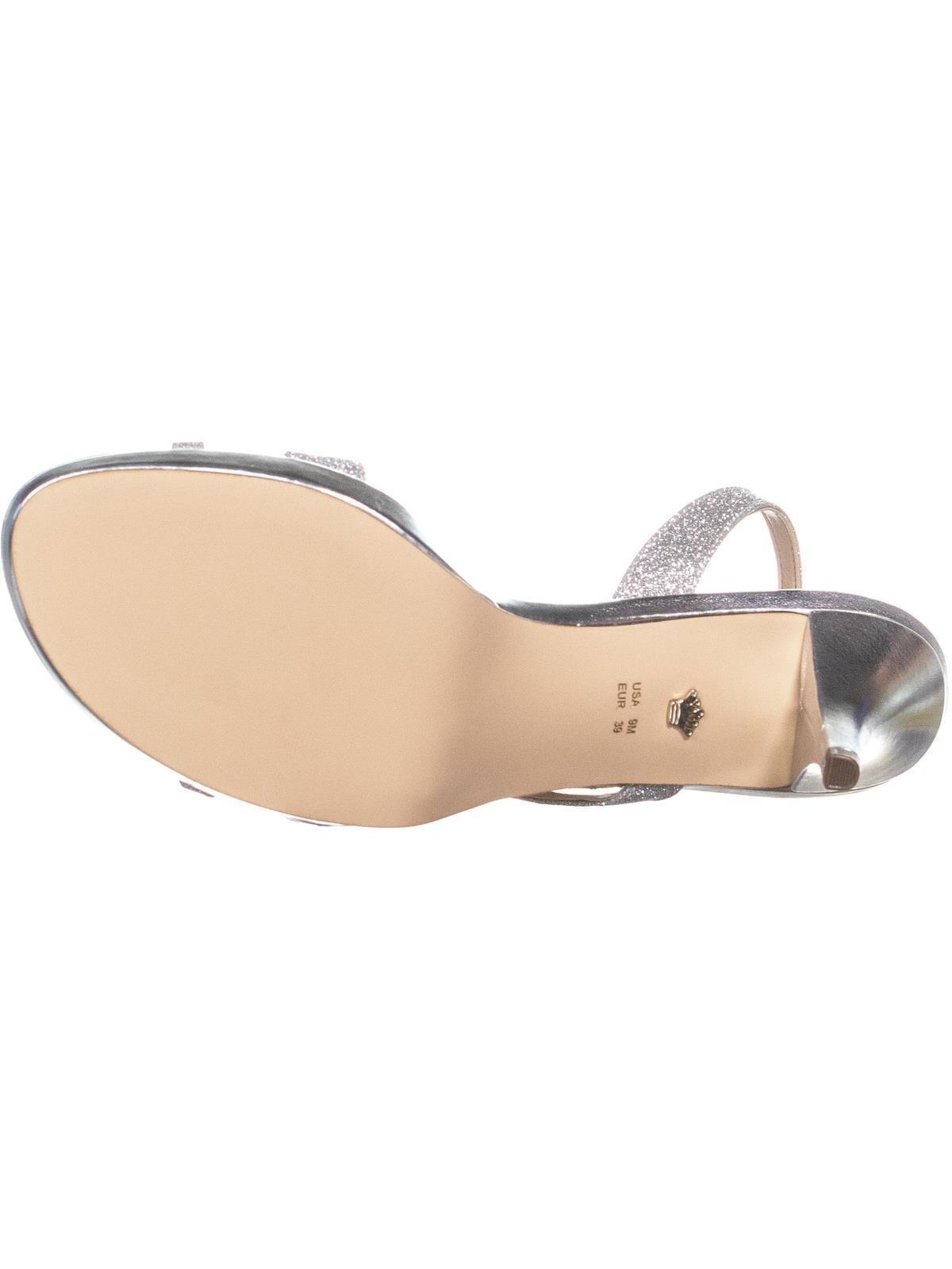 Nina Women's  Nura  Sandals Silver Size 7 M