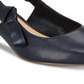 Nanette Lepore Women's  Rhona Slingback Kitten Heels Navy Size 8M