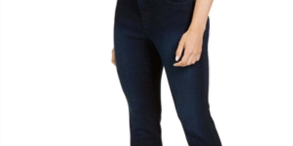 INC Women's  Petite Tummy-Control Skinny Jeans Gemini Wash Blue Size 12P
