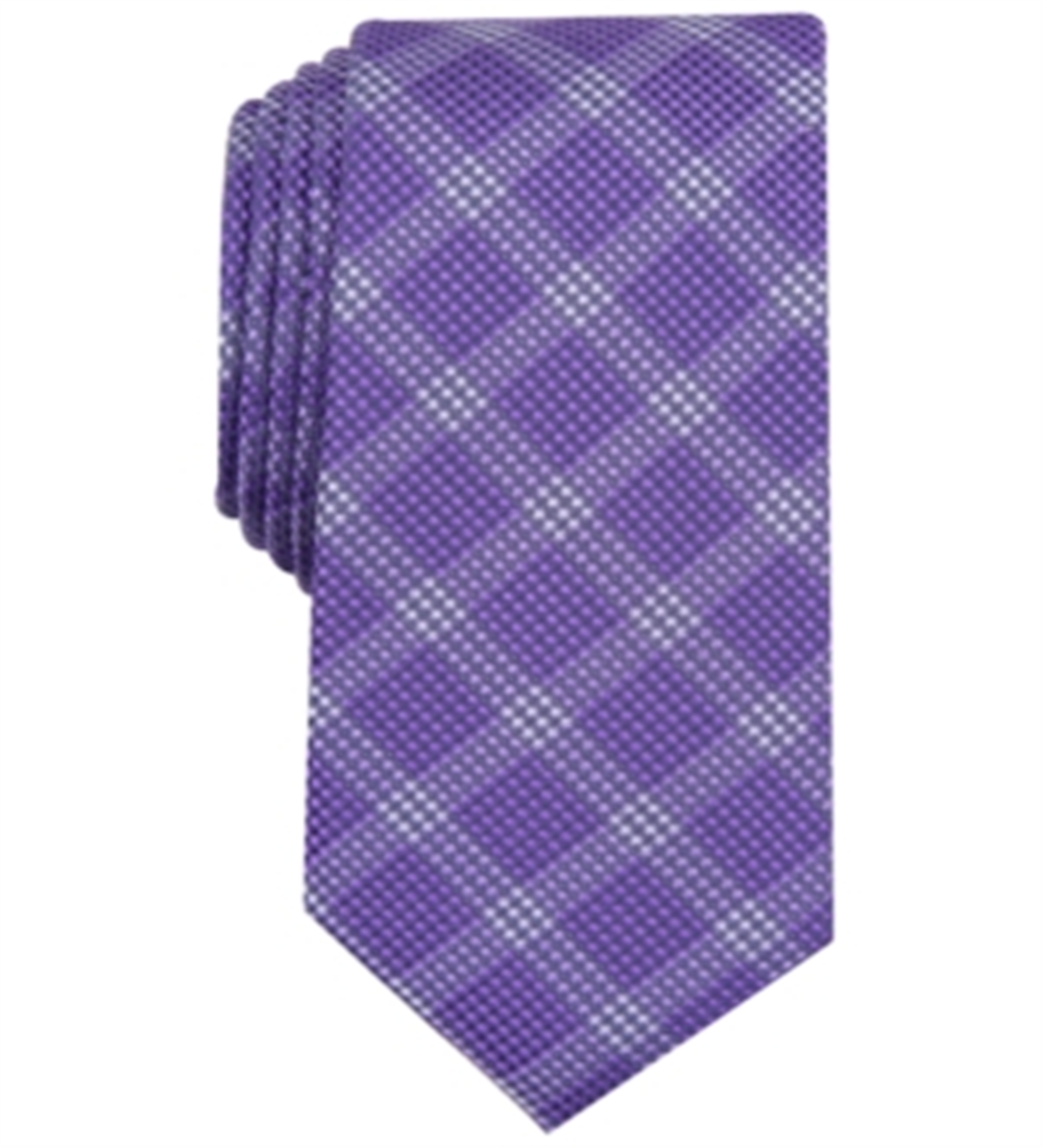 Alfani Men's Henderson Silk Blend Business Neck Tie Purple Size One Size