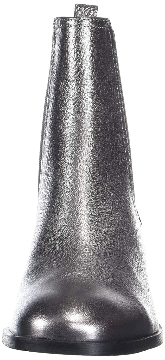 Kenneth Cole Reaction Women's Salt Leather Closed Toe Ankle Fashion Boots Gray Size 10 M