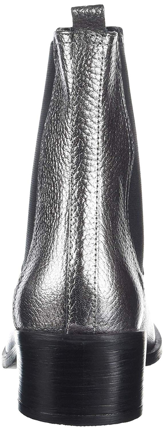 Kenneth Cole Reaction Women's Salt Leather Closed Toe Ankle Fashion Boots Gray Size 10 M