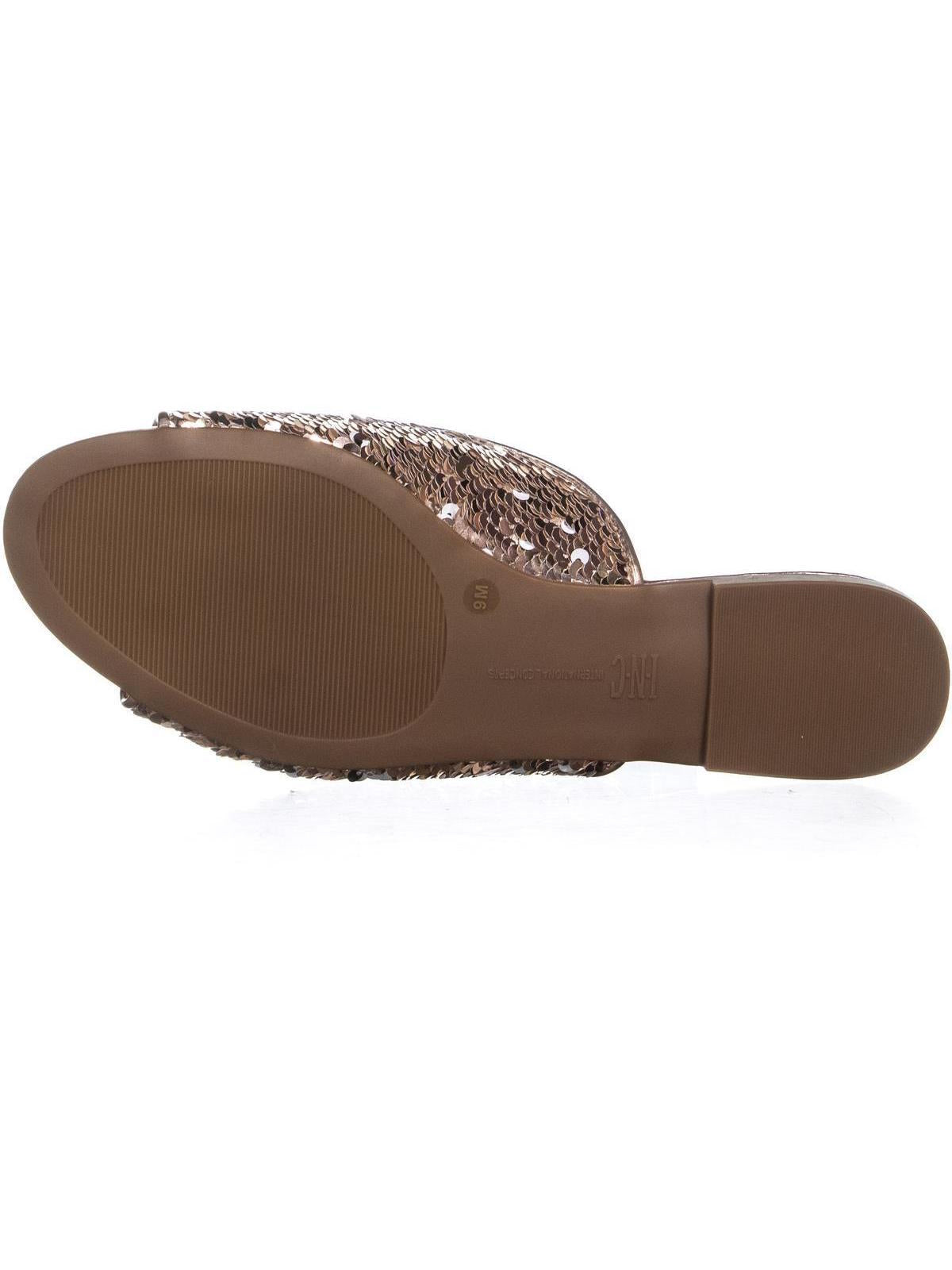 INC International Concepts Women's Mayla Open Toe Casual Slide Sandals Pink Size 7M