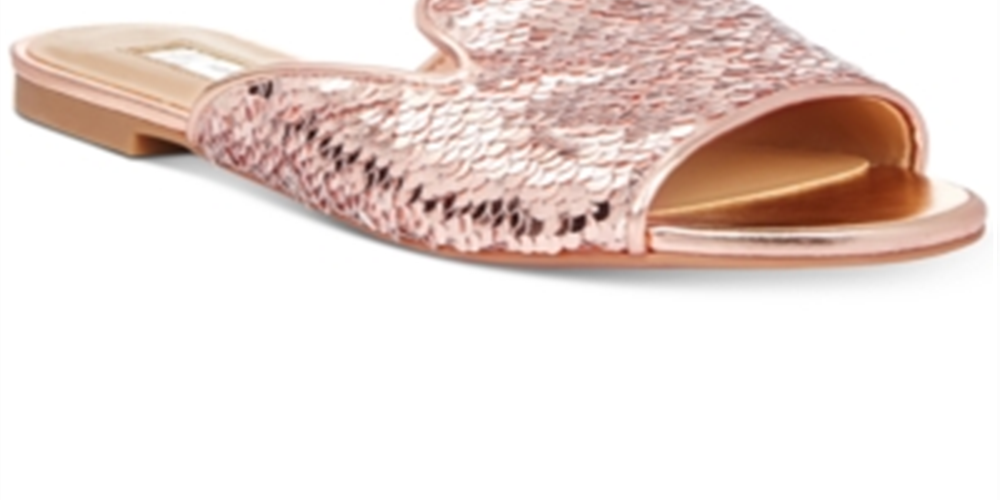 INC International Concepts Women's Mayla Open Toe Casual Slide Sandals Pink Size 7M