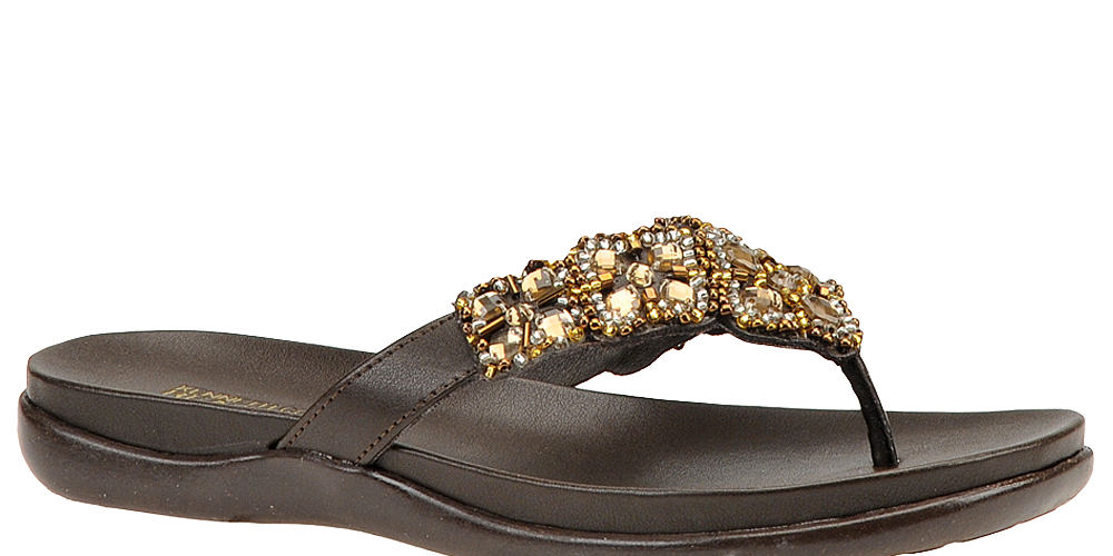 Kenneth Cole Reaction Women's Glam Athon Sandal Brown Size 7 M