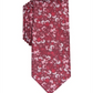 Bar III Men's Alpine Skinny Floral Tie Red One Size