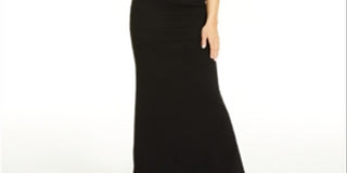 Emerald Sundae Women's Cut Out Back Sleeveless V Neck Maxi Dress Black Size XX-Small