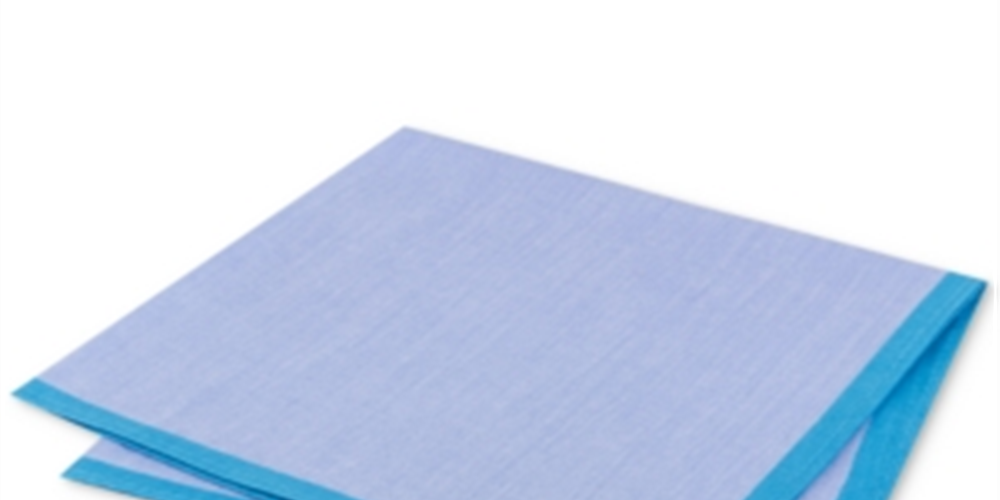 Tommy Hilfiger Men's Cotton Handkerchief Pocket Square Blue Size Regular